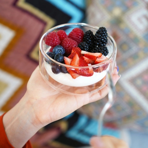 Ly hai lớp Luigi Bormioli Thermic Glass Sublime Dessert 420ml