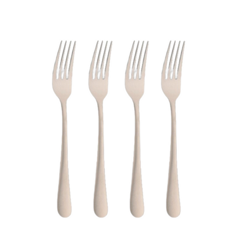 Set 4 Nĩa inox Amefa Austin Pvd Champagne Table Fork