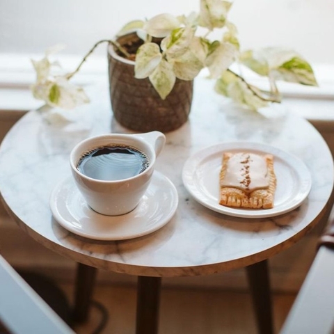 Bộ đĩa và Ly sứ NotNeutral White LINO Sm Latte Cup & Saucer, 240ml