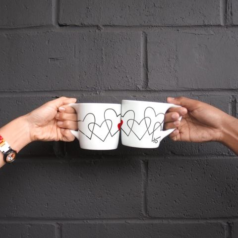 Ly sứ NotNeutral White LINO 12oz Coffee Mug, 355ml