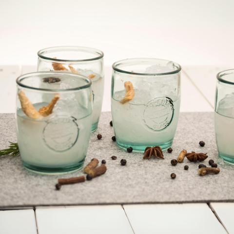 Ly thủy tinh tái chế VSM Vaso Authentic Bajo 400ml