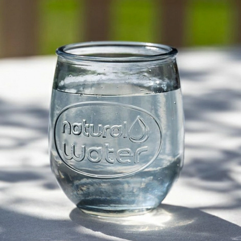 Ly thủy tinh tái chế VSM Vaso Water Ovalado 400ml