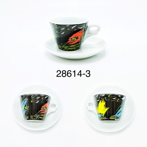 Bộ Ly sứ Ancap Cappuccino Insieme Together Sogg.3, 180ml