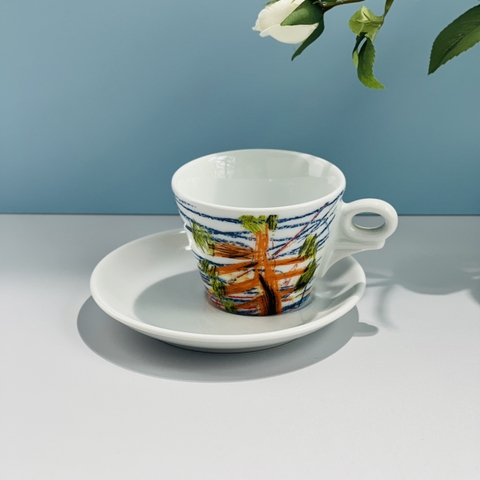 Bộ Ly sứ Ancap Cappuccino Insieme Together Sogg.4, 180ml