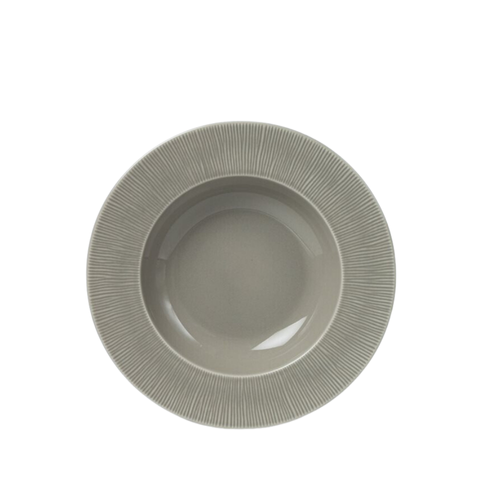 Đĩa sứ Baralee Neo Silk Deep Plate Ivory Coast Grey 22.5 cm