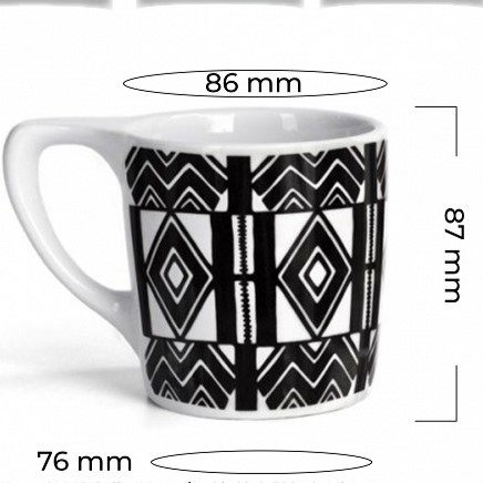 Ly sứ NotNeutral LINO 10oz Coffee Mug - Miramar, 300ml