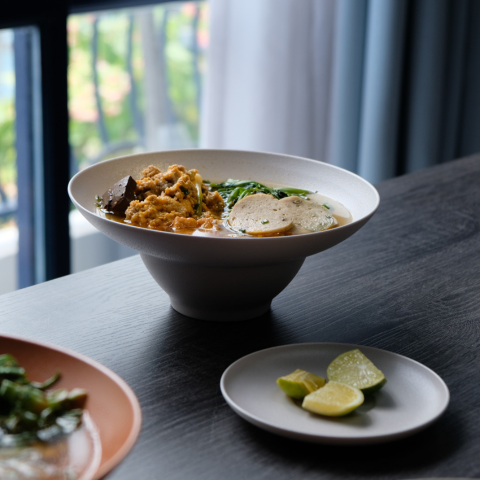 Bát/chén sứ Baralee FINE PLUS Elite Deep Bowl 24cm Wide Arch Rim Light Grey Sand