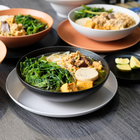 Bát/chén sứ Baralee FINE PLUS Low Bowl 21cm Light Grey Sand