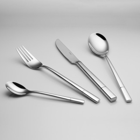 Thìa inox Sola Switzerland Luxus sandblast Mocca spoon - Dày 4mm