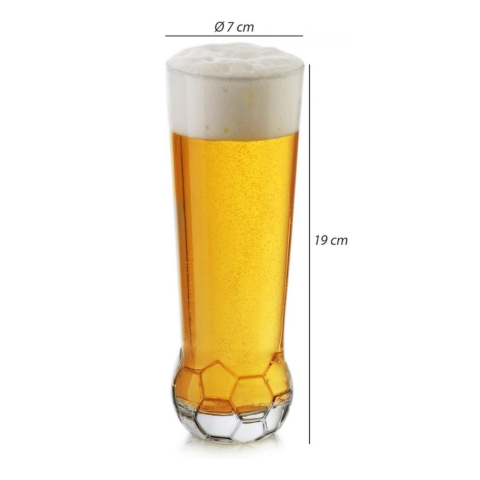 Ly thủy tinh Libbey Kick beer glass 421ml