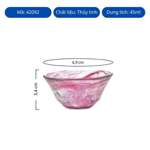 Ly thủy tinh Toyo Sasaki Cup Wa Glass Sake Cup 45ml