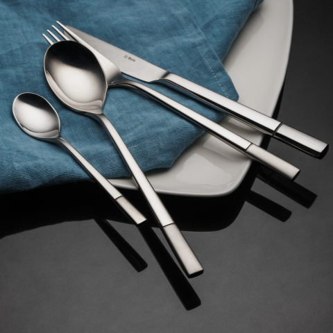 Nĩa inox Sola SwitzerlandLuxus sandblast Cake fork - Dày 5mm