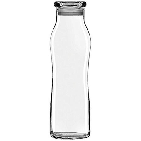 Chai thủy tinh Libbey Trend Swerve bottle With Lid, 565ml