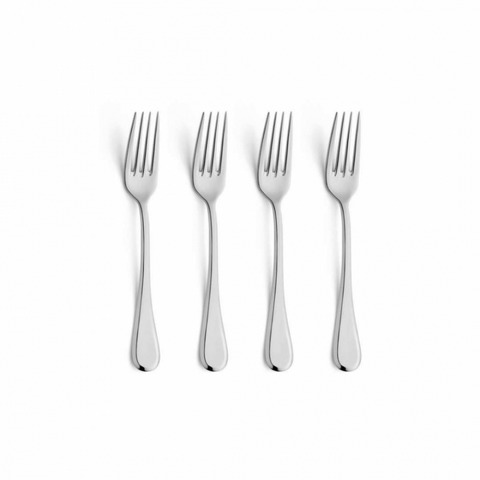 Set 4 Nĩa inox Amefa Premiere Drift Dessert Fork