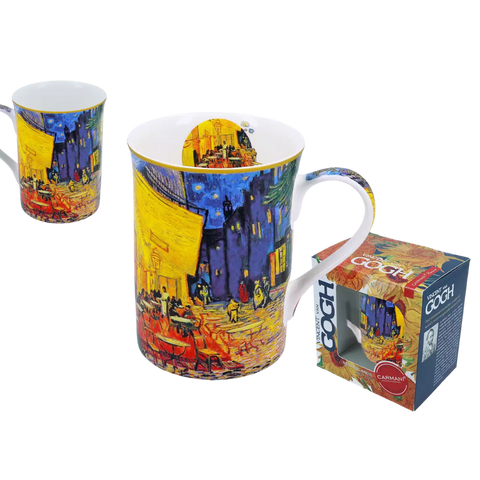 Ly sứ Carmani Mug Classic New - V. van Gogh, Cafe Terrace at Night 400ml