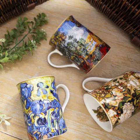 Ly sứ Carmani Mug Classic New - V. van Gogh, Garden 400ml