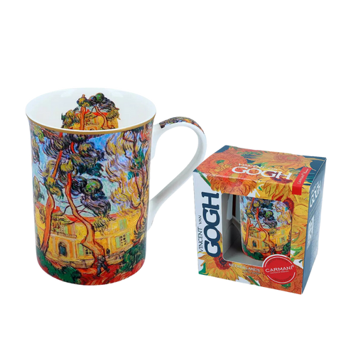 Ly sứ Carmani Mug Classic New - V. van Gogh, Garden 400ml