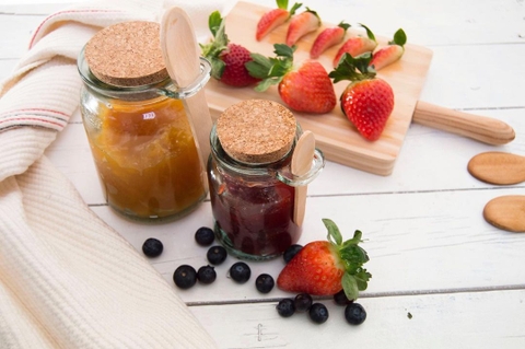 Hũ thủy tinh tái chế VSM Tarro C/Cuchara T/C 250ml