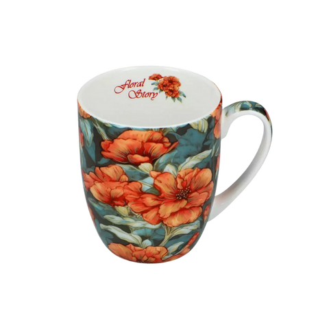 Ly sứ Carmani Kubek Camio - Kwiaty 1 - 380ml