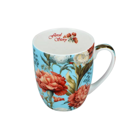 Ly sứ Carmani Kubek Camio - Kwiaty 3 - 380ml