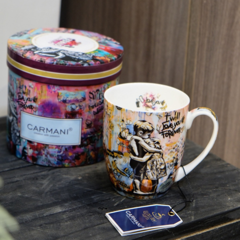 Ly sứ Carmani Kubek Camio - Graffiti - 380ml