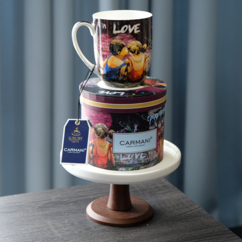 Ly sứ Carmani Kubek Camio - Graffiti - 380ml