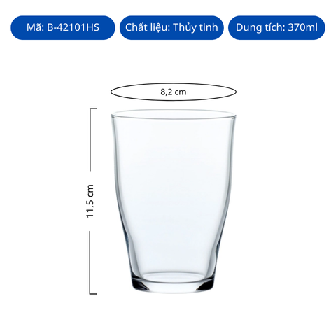 Ly thủy tinh Toyo Sasaki Tumbler Sourire 370ml