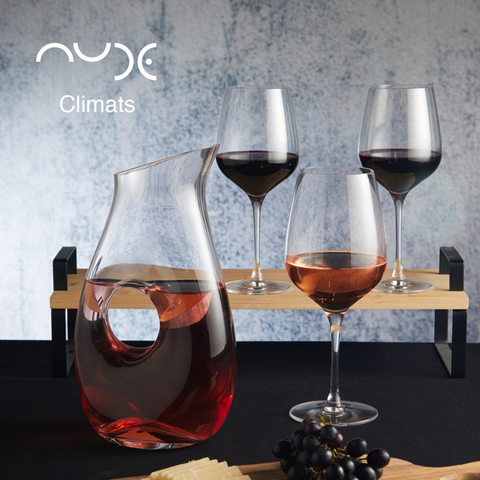 Ly phale không chì Nude CLIMATS Red Wine 640ml