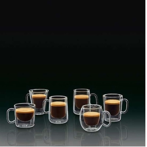 Ly thủy tinh hai lớp Luigi Bormioli Single origin coffee cup Colom, 100ml