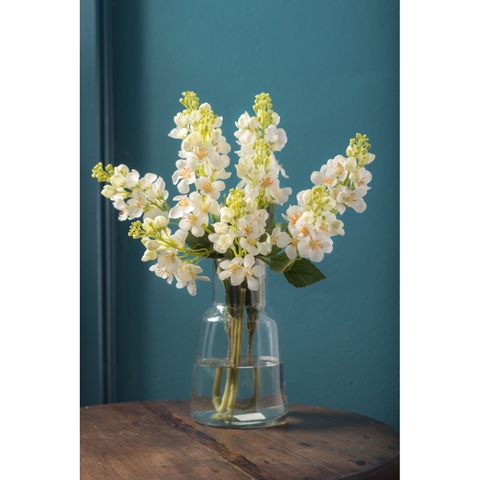 Hoa vải - Artificial flowers - Hoa phi yến màu trắng