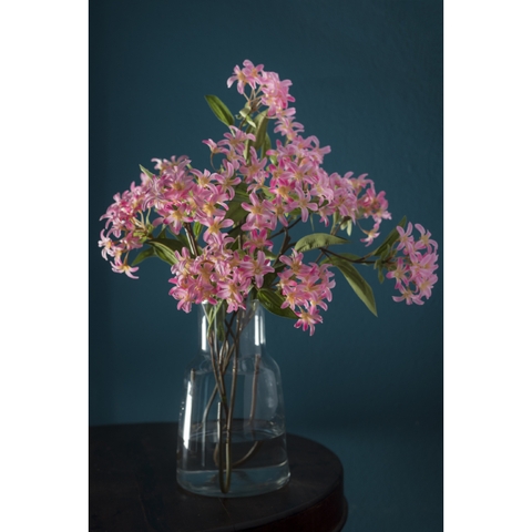 Hoa giả bằng vải - Đinh hương màu hồng nhạt