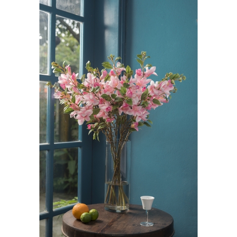 Hoa vải - Artificial flowers - Mộc lan nhỏ màu hồng nhạt