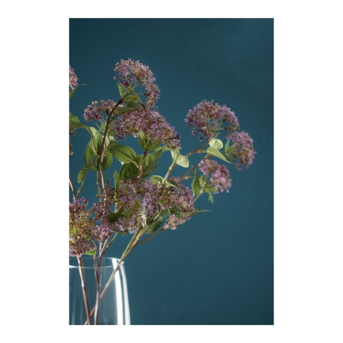 Hoa giả bằng nhựa - Hoa cơm cháy màu tím
