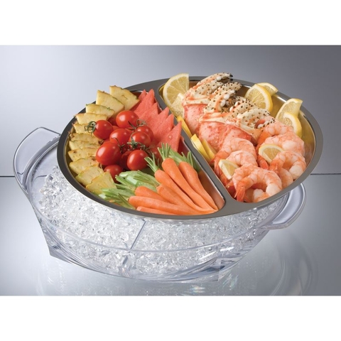 Thố nhựa ICED Appetizers Stainless Steel & Acrylic Prodyne,