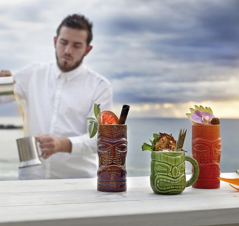 Ly sứ Tiki Libbey TIKI TUMBLER RED 592ml