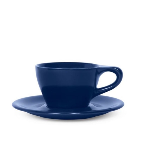 Bộ đĩa và Ly sứ NotNeutral Dk Blue LINO Dbl Capp Cup/Scr, 180ml