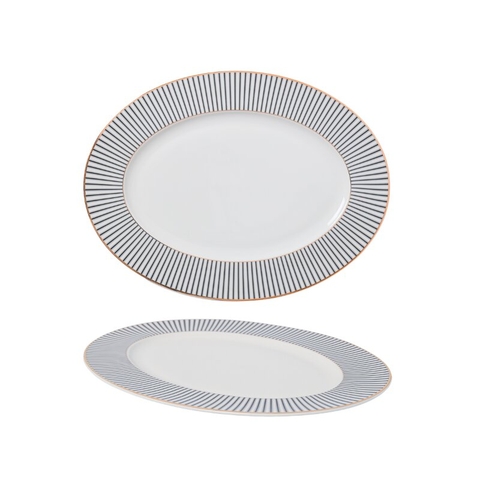 Đĩa sứ Baralee Prominence Oval Plate 36cm