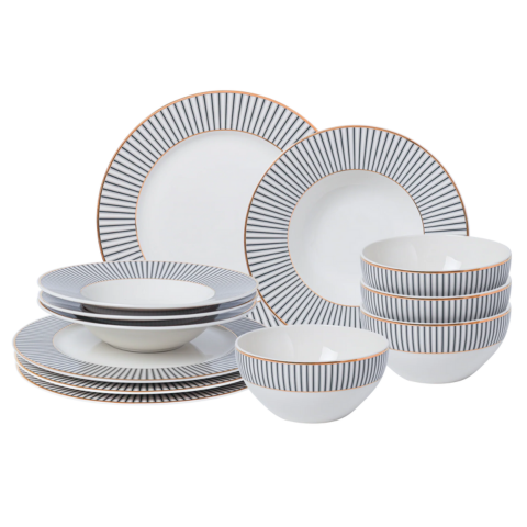 Đĩa sứ Baralee Prominence Oval Plate 36cm