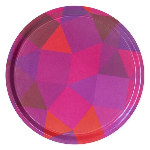 Khay nhựa NotNeutral Round Tray Prismatic Orng/Pink