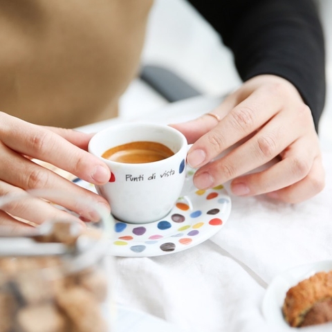 Đĩa sứ Ancap espresso Punti di Vista