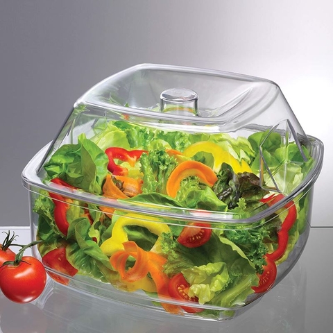 Thố nhựa Prodyne Flip Lid Salad On Ice Bowl
