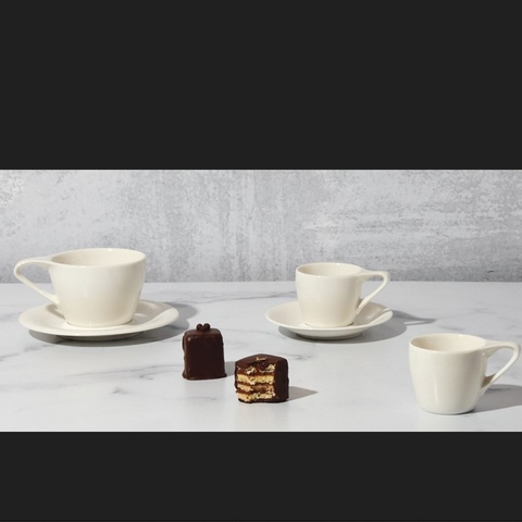 Bộ đĩa và Ly sứ NotNeutral FINA Latte Cup & Saucer, 310ml
