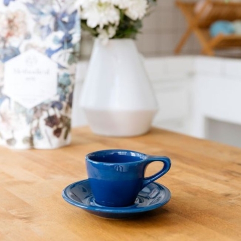 Bộ đĩa và Ly sứ NotNeutral Dk Blue LINO Espresso Cup/Scr, 90ml