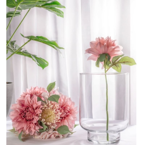 Bình hoa thủy tinh Libbey Pedestal Vase