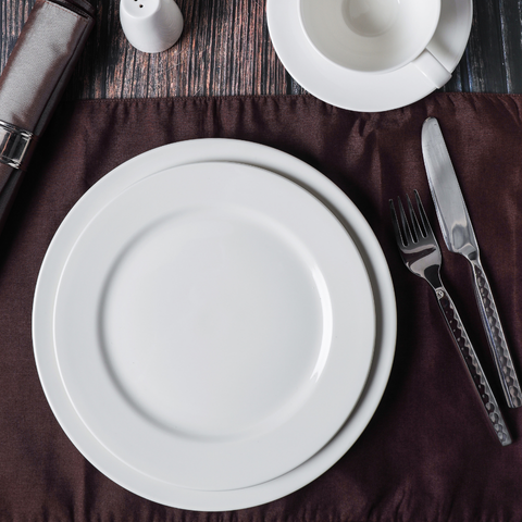 Đĩa sứ Baralee Simple Plus Flat Plate 27 cm