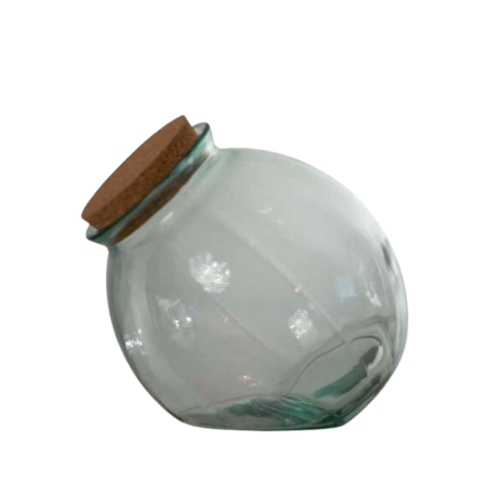 Bình thủy tinh tái chế VSM Bola Flores 26cm