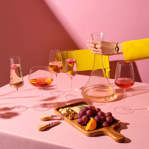 Ly phale không chì Nude STEM ZERO Vertigo Delicate White Wine 450ml