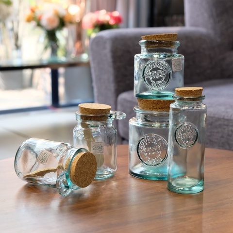 Hũ thủy tinh tái chế VSM Tarro C/Cuchara T/C 250ml