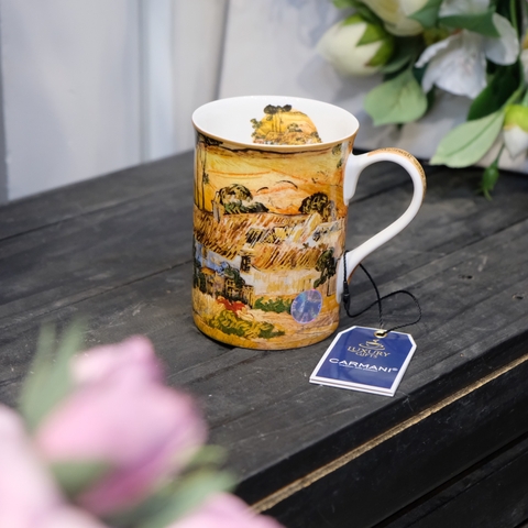 Ly sứ Carmani Classic Farms near Auvers Mug - V. van Gogh 400ml