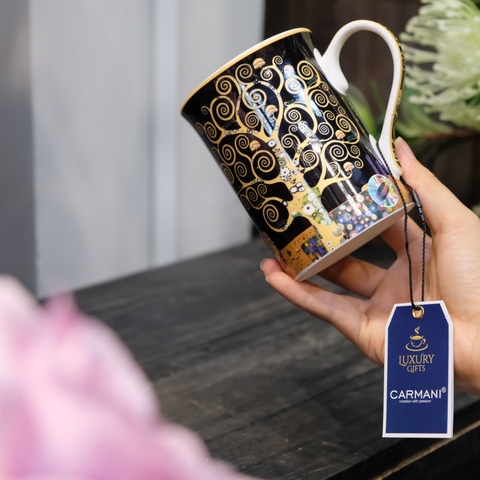 Ly sứ Carmani Mug Classic New - G. Klimt, The Tree of Life 400ml